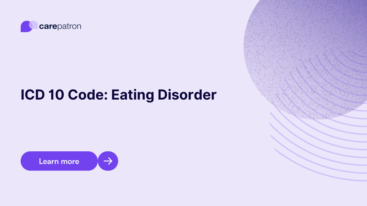 Eating Disorder ICD-10-CM Codes | 2023